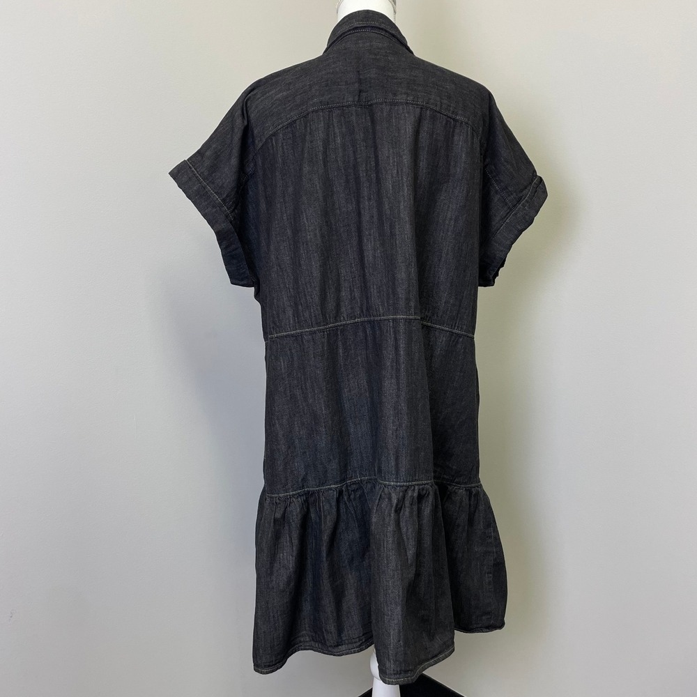 Lauren Ralph Lauren Dark blue Denim Midi Shirt Dress - Picture 4 of 12